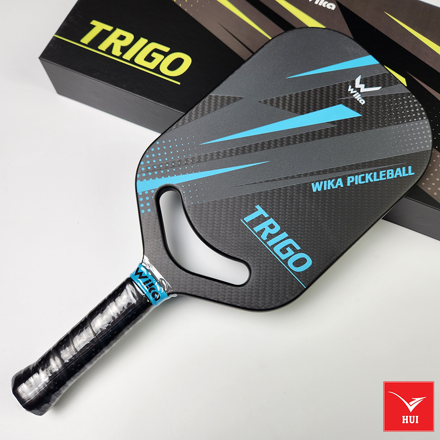 VỢT PICKLEBALL TRIGO mặt carbon 3K T1000 cao cấp siêu nhám - Full viền carbon dày 16mm