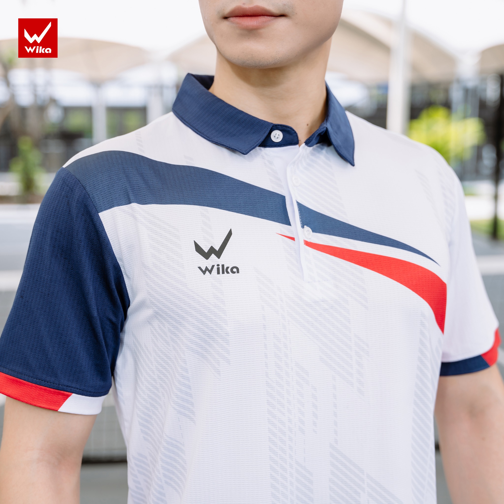 Chi tiết áo Polo Wika Mata