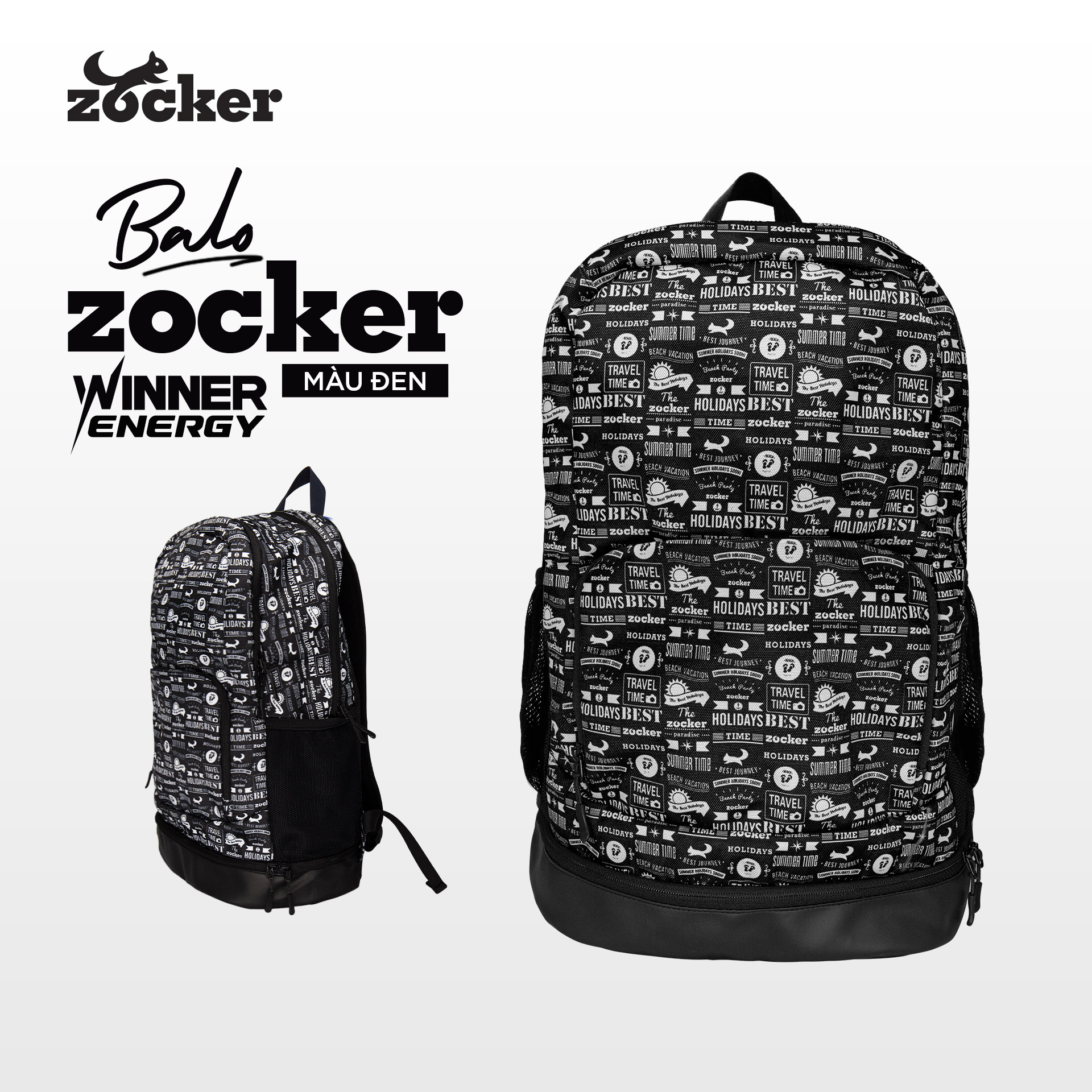 Balo thể thao Zocker Winner Energy mùa hè sôi động