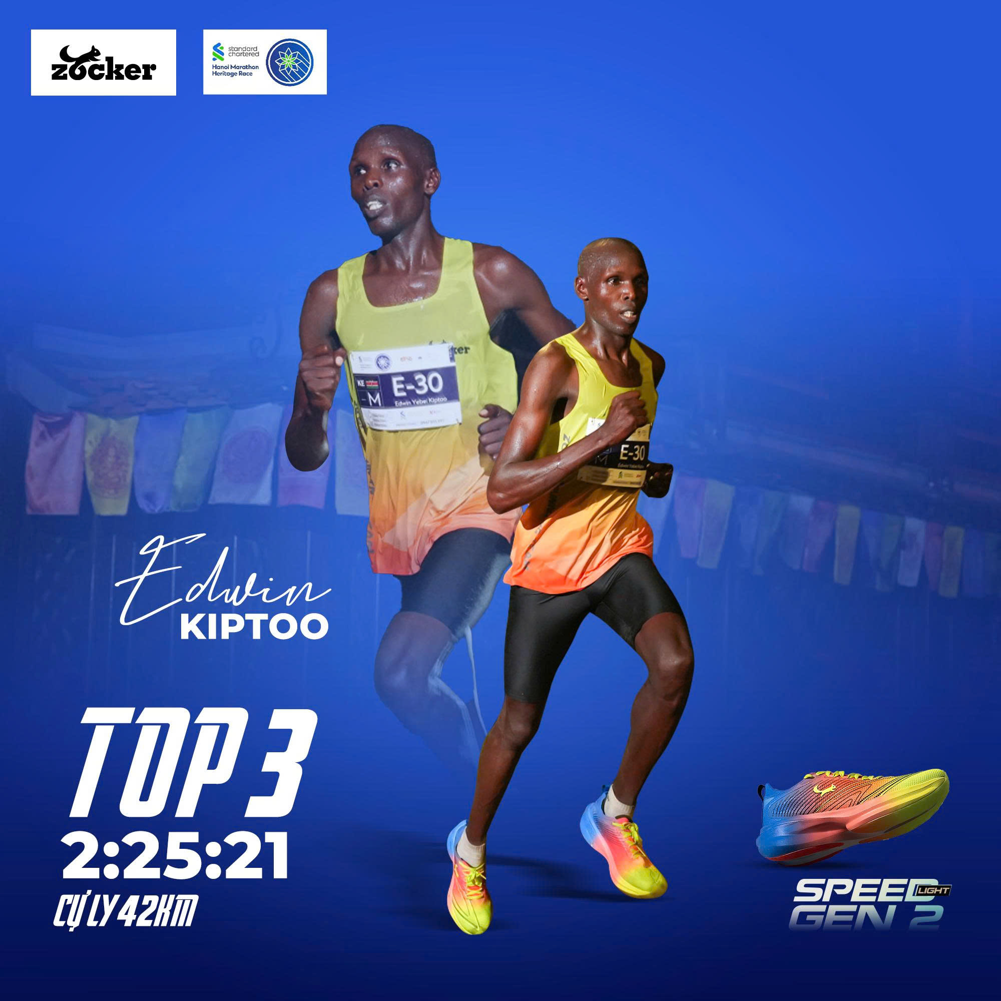 Giày Chạy Bộ Zocker Speed Light Gen 2