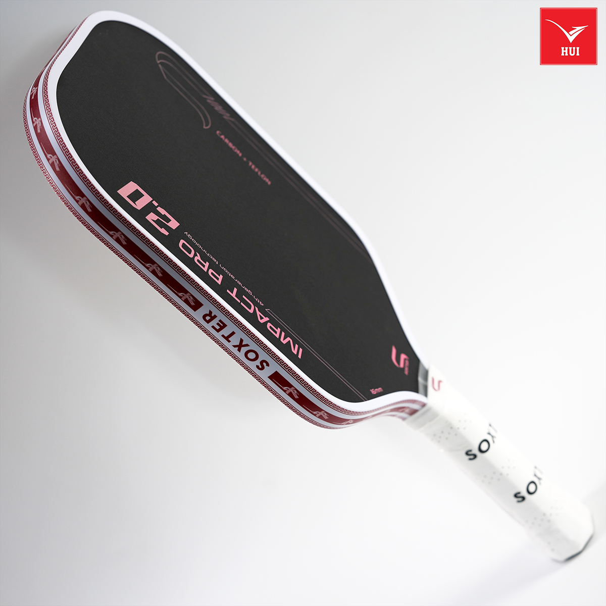 Vợt pickleball Soxter Impact Pro 2.0 - lõi gen4 thế hệ mới - Mặt vợt Carbon + Teflon