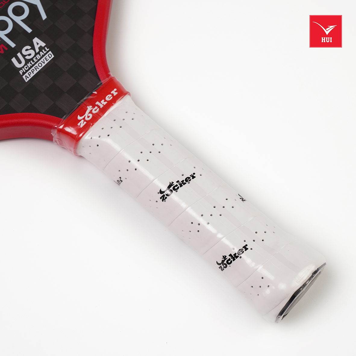 Vợt Pickleball Zocker Happy HP3 Premium Quality siêu nhám độ dày 16mm carbon fiber 12K