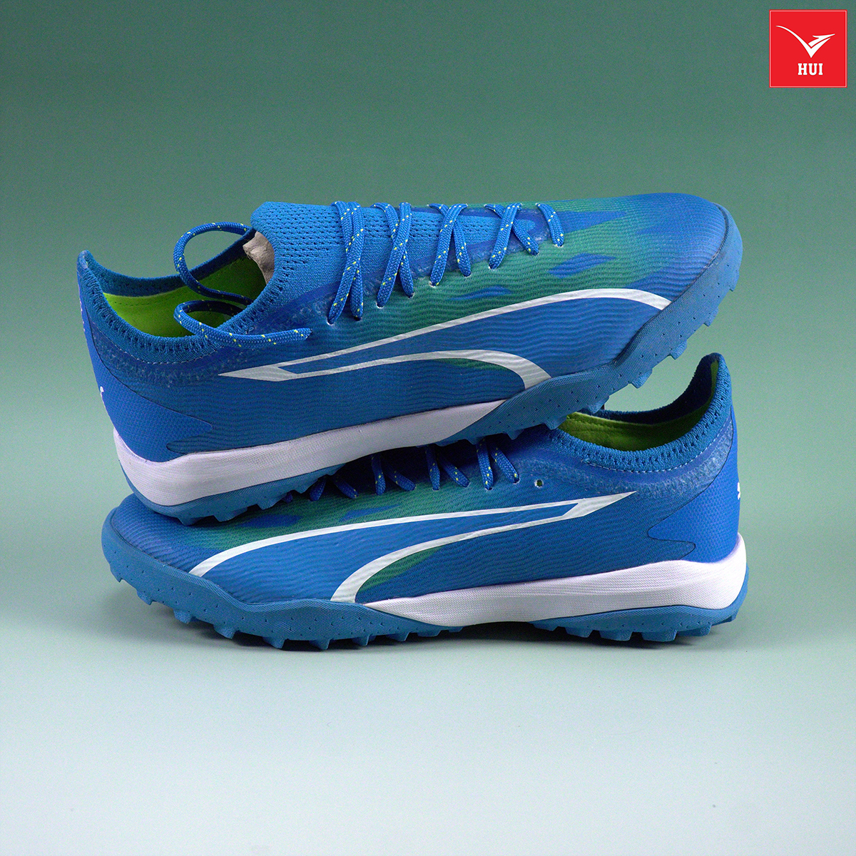 Giày đá bóng PUMA ULTRA ULTIMATE CAGE - 107502-03 - XANH/TRẮNG