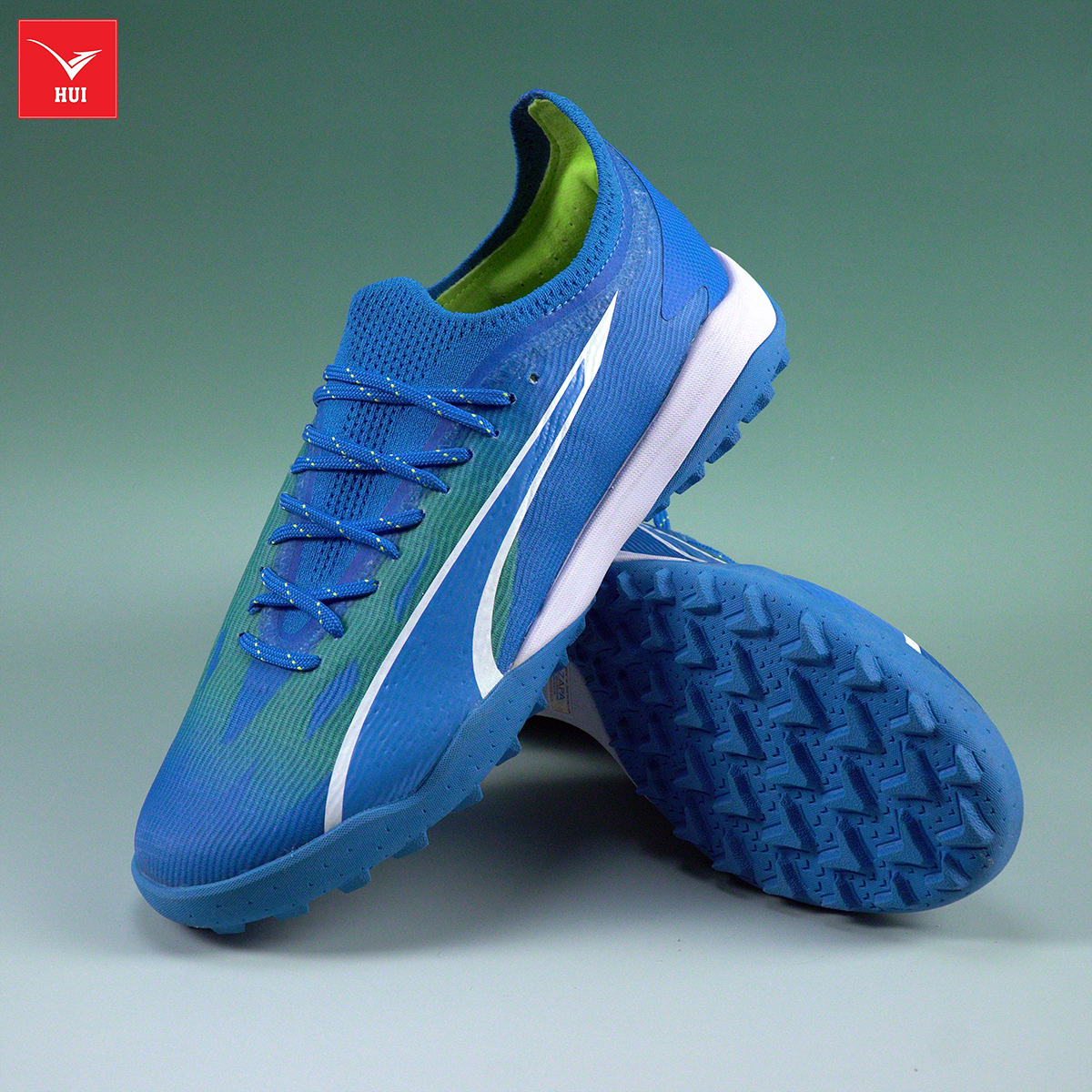 Giày đá bóng PUMA ULTRA ULTIMATE CAGE - 107502-03 - XANH/TRẮNG