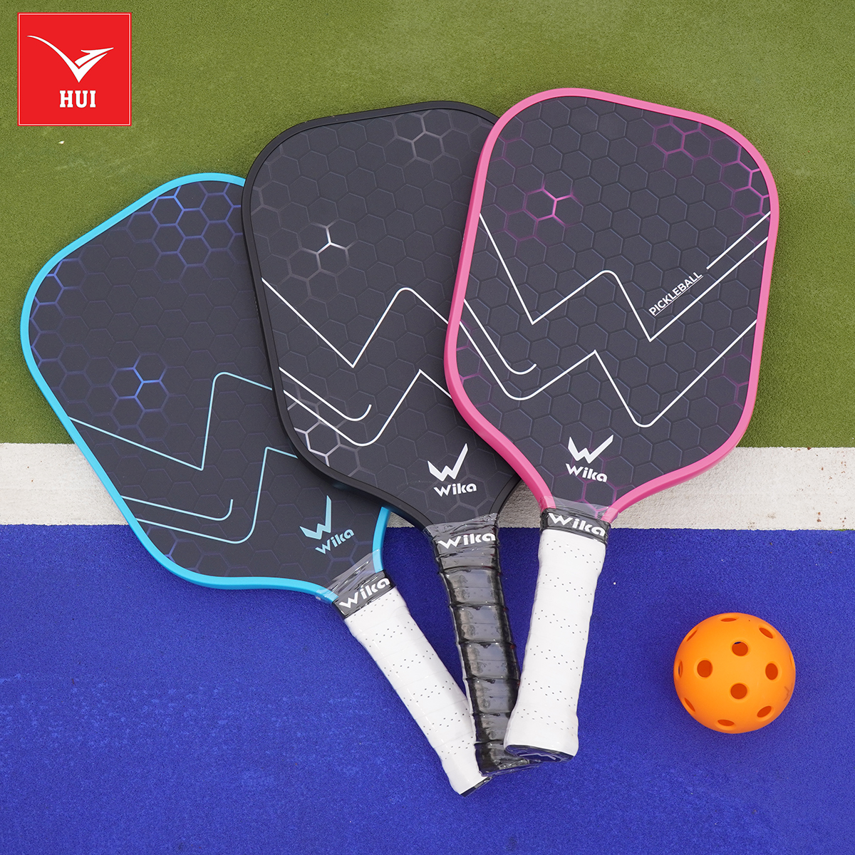 Vợt Pickleball Wika Vigor Full Carbon - chiều dày 14 mm