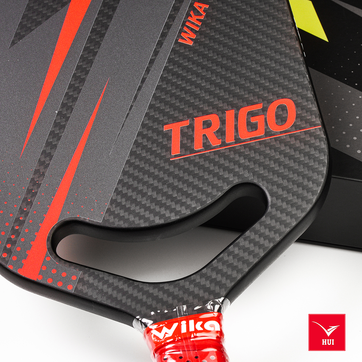VỢT PICKLEBALL TRIGO mặt carbon 3K T1000 cao cấp siêu nhám - Full viền carbon dày 16mm