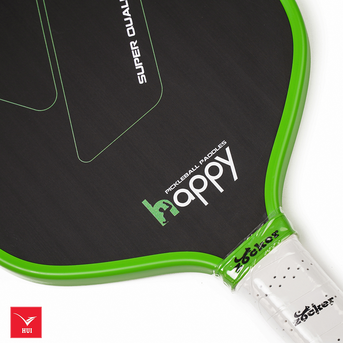 Vợt Pickleball Zocker Happy HP2 - Carbon T700 fiber siêu nhám lõi tổ ong đạt tiêu chuẩn USPA Hiệp hội Pickleball Hoa Kỳ
