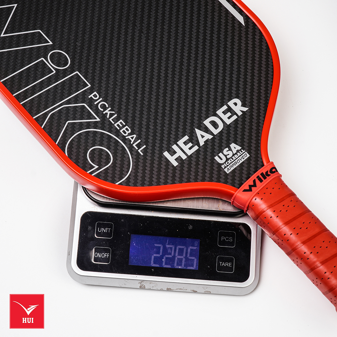 Vợt Pickleball Wika Header - Carbon T1000 cao cấp siêu nhám vân 3K - chiều dày viền 16mm