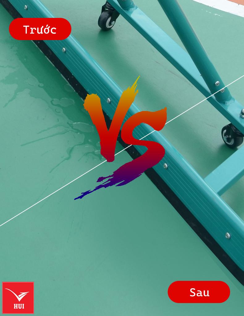 Gạt nước cao cấp mặt sân Pickleball, mặt sàn xưởng