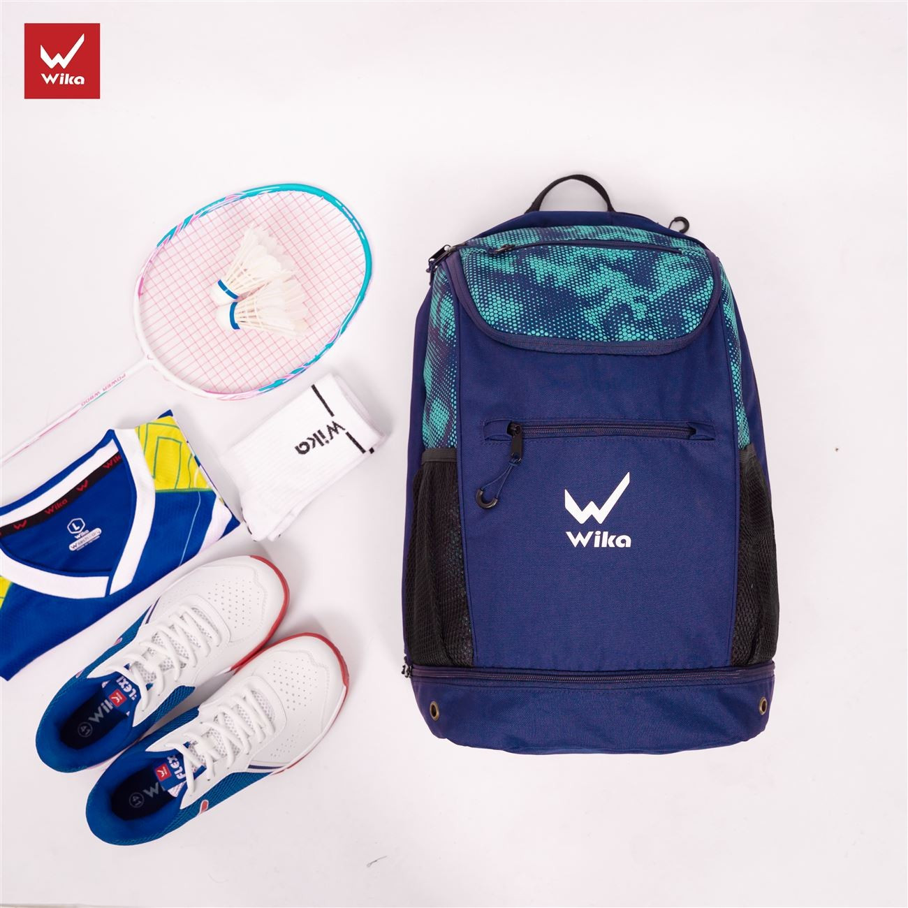 Balo thể thao Wika Haru siêu rộng 22 x 30 x 48cm