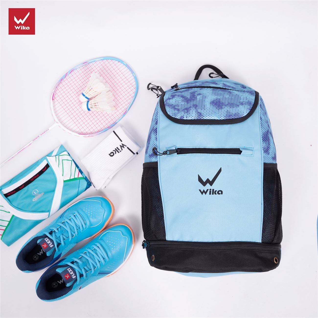 Balo thể thao Wika Haru siêu rộng 22 x 30 x 48cm