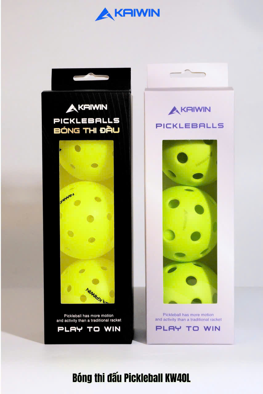 Combo 3 quả bóng thi đấu Pickleball chính hãng đạt tiêu chuẩn USPA (Hiệp hội Pickleball Mỹ) vợt  pickleball