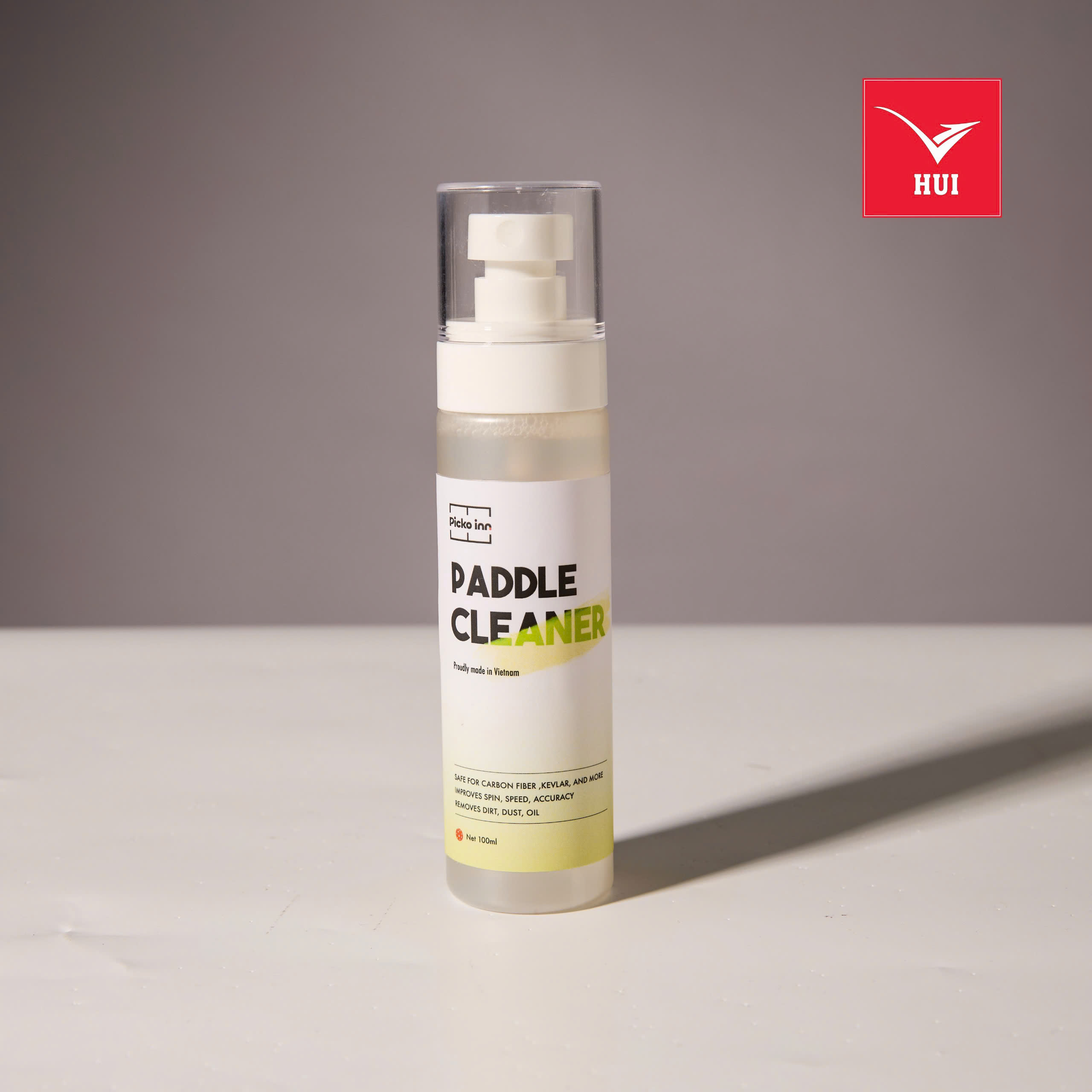 Chai xịt vệ sinh mặt vợt Pickle ball mặt carbon - Nước lau vợt Pickle ball Paddler Cleaner Picko inn - Hàng Việt Nam chất lượng cao