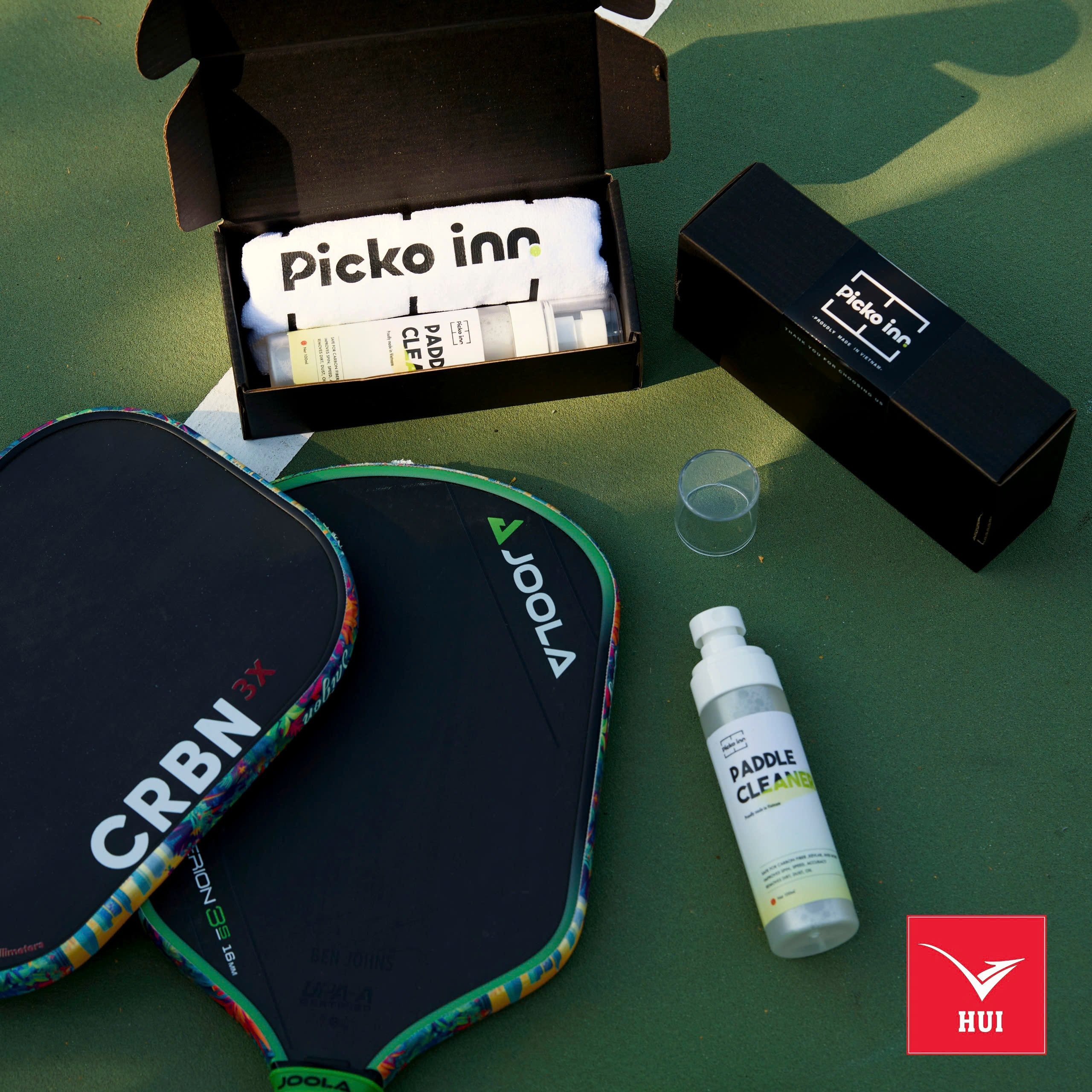 Chai xịt vệ sinh mặt vợt Pickle ball mặt carbon - Nước lau vợt Pickle ball Paddler Cleaner Picko inn - Hàng Việt Nam chất lượng cao