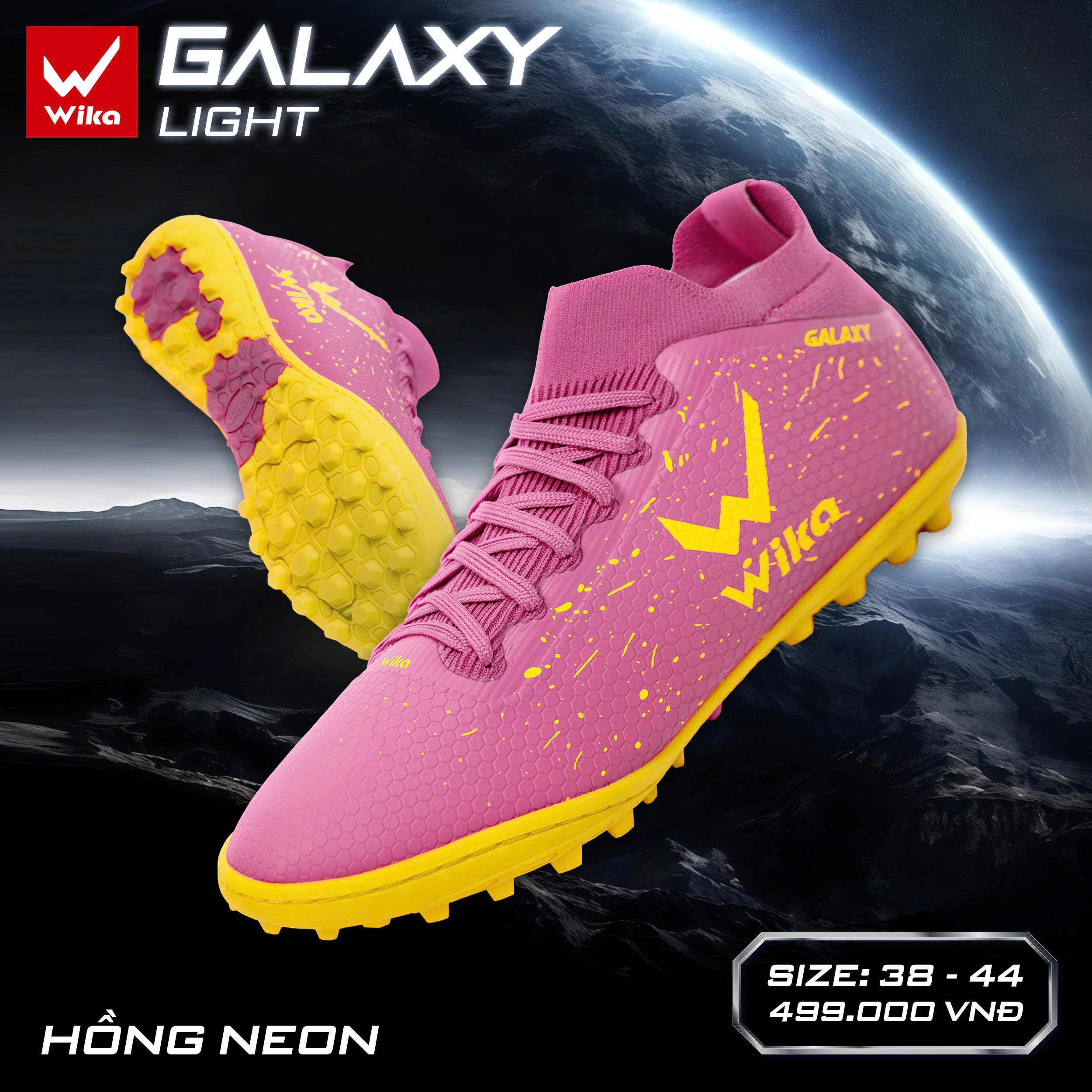 GIÀY BÓNG ĐÁ WIKA GALAXY LIGHT TF