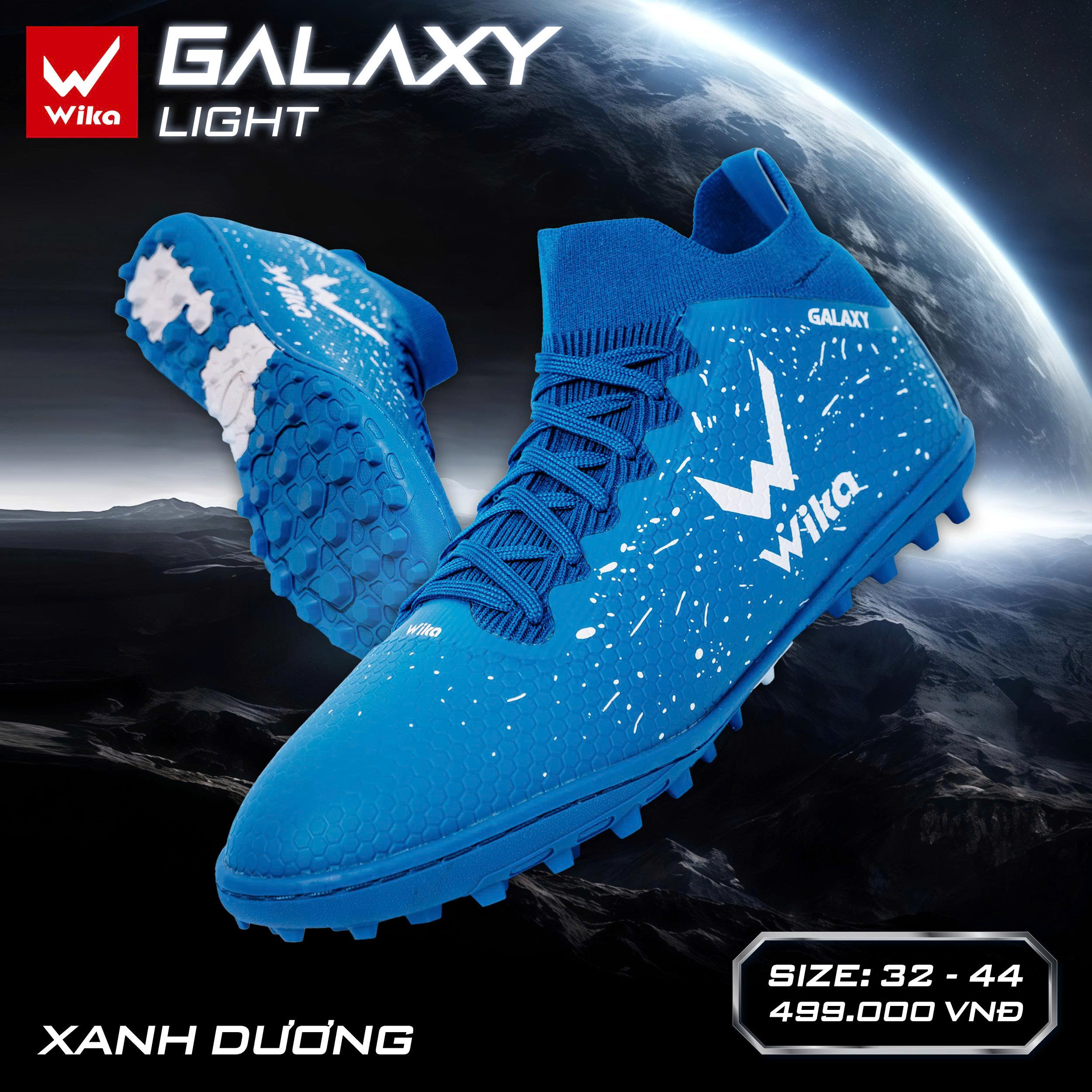 GIÀY BÓNG ĐÁ WIKA GALAXY LIGHT TF