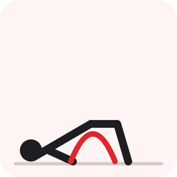 Nâng hông Glute bridge với dây