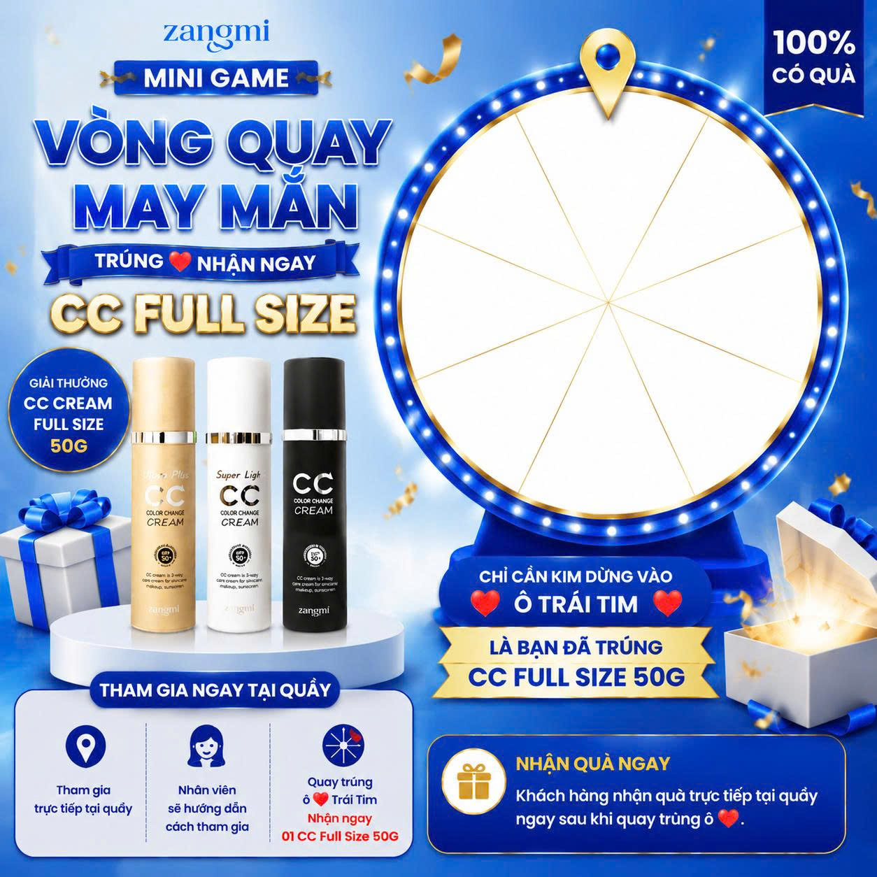 🎉 MINI GAME – VÒNG QUAY MAY MẮN* 🎉