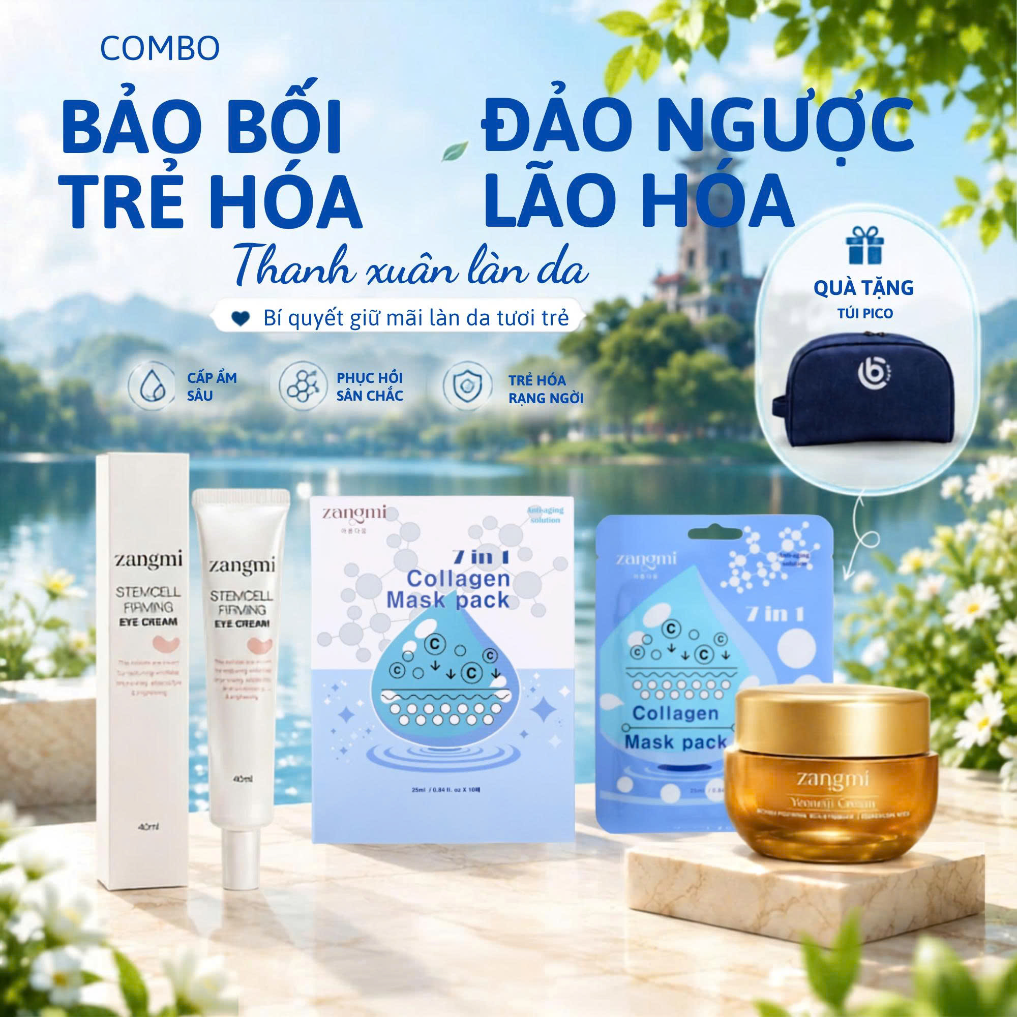 COMBO BẢO BỐI TRẺ HÓA – THANH XUÂN LÀN DA