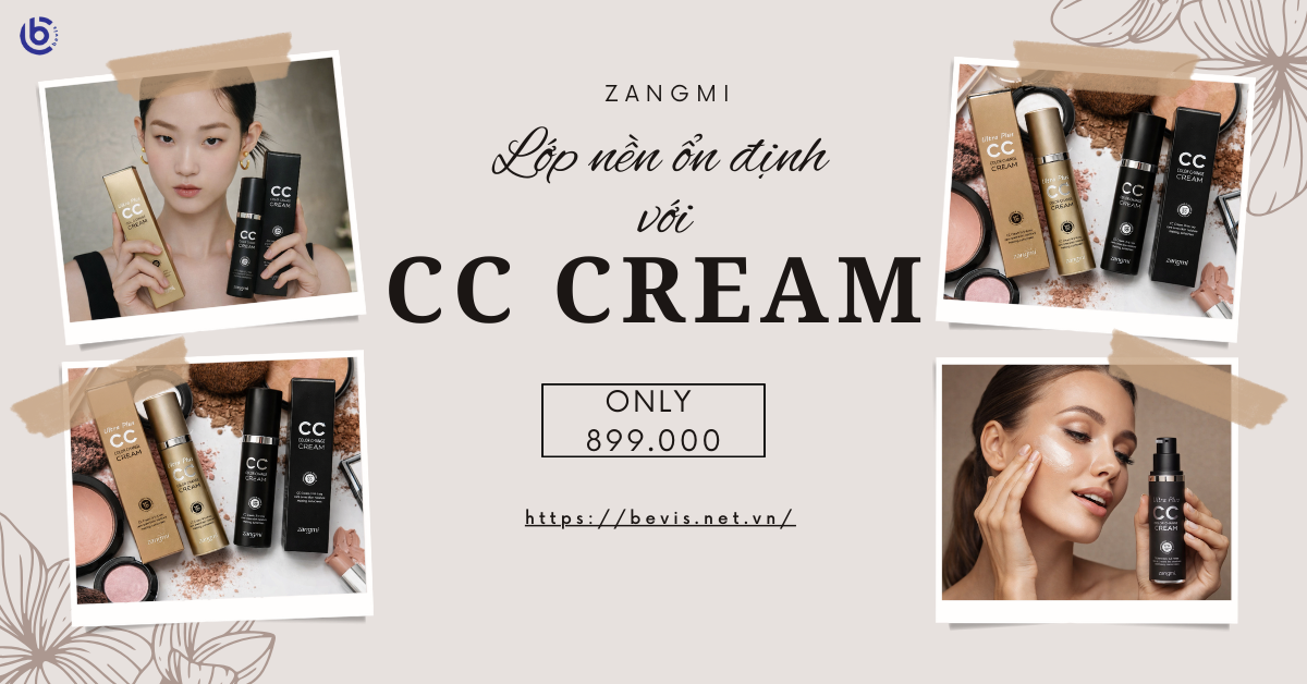CC Cream ZANGMI – Lớp Nền Mịn Mượt Tự Nhiên, Không Bong Tróc