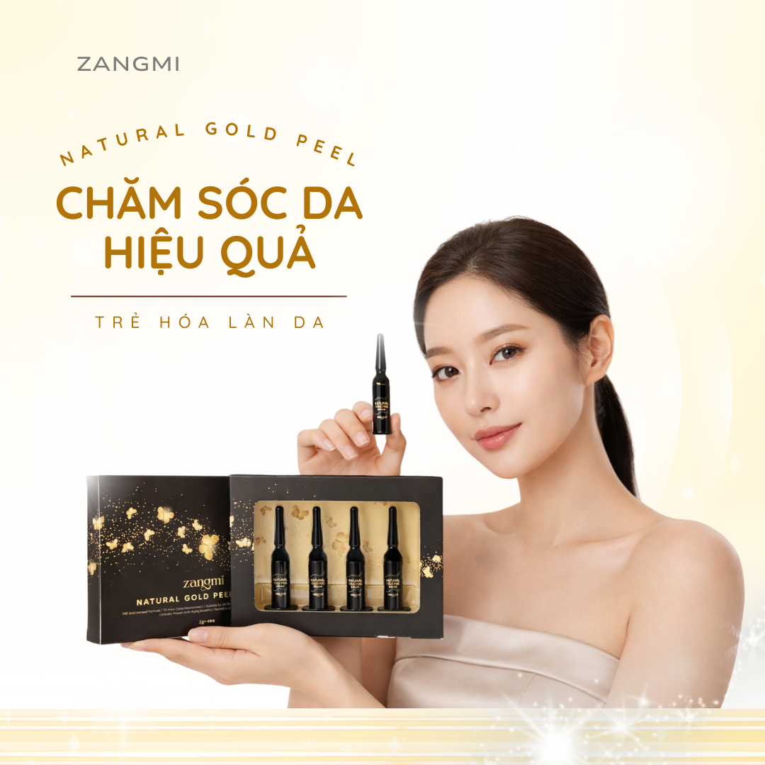 ZANGMI Natural Gold Peel – Peel Vàng Sinh Học Giúp Da Sáng Mịn