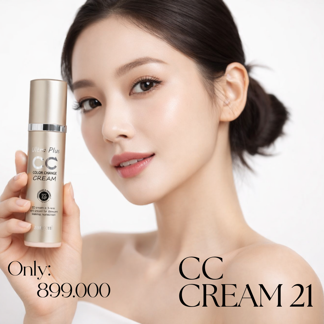 CC Cream Tone 21 Zangmi – Kem Nền Trang Điểm Mỏng Nhẹ Tự Nhiên