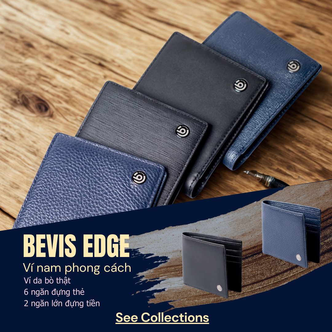 Ví Da Nam BEVIS EDGE – Phụ Kiện Lịch Lãm Cho Phong Cách Hiện Đại
