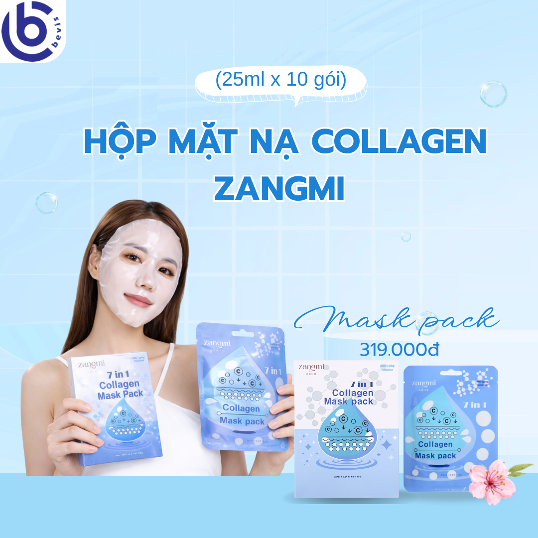 Mặt Nạ Collagen Zangmi – Cấp Ẩm, Phục Hồi Và Duy Trì Làn Da Khỏe