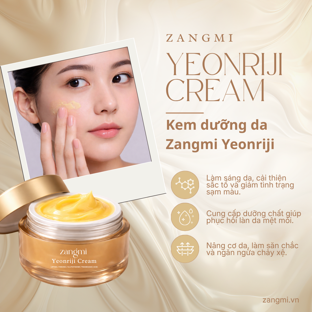Zangmi Yeonriji Cream – Kem dưỡng da sáng mịn, cấp ẩm và hỗ trợ chống lão hóa