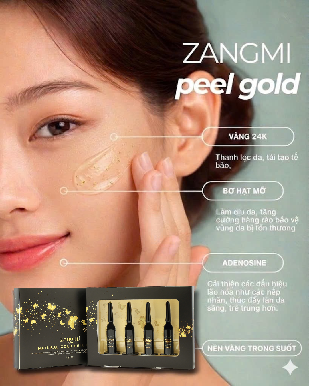 Zangmi Peel Gold – Giải pháp thanh lọc và tái tạo làn da hiệu quả
