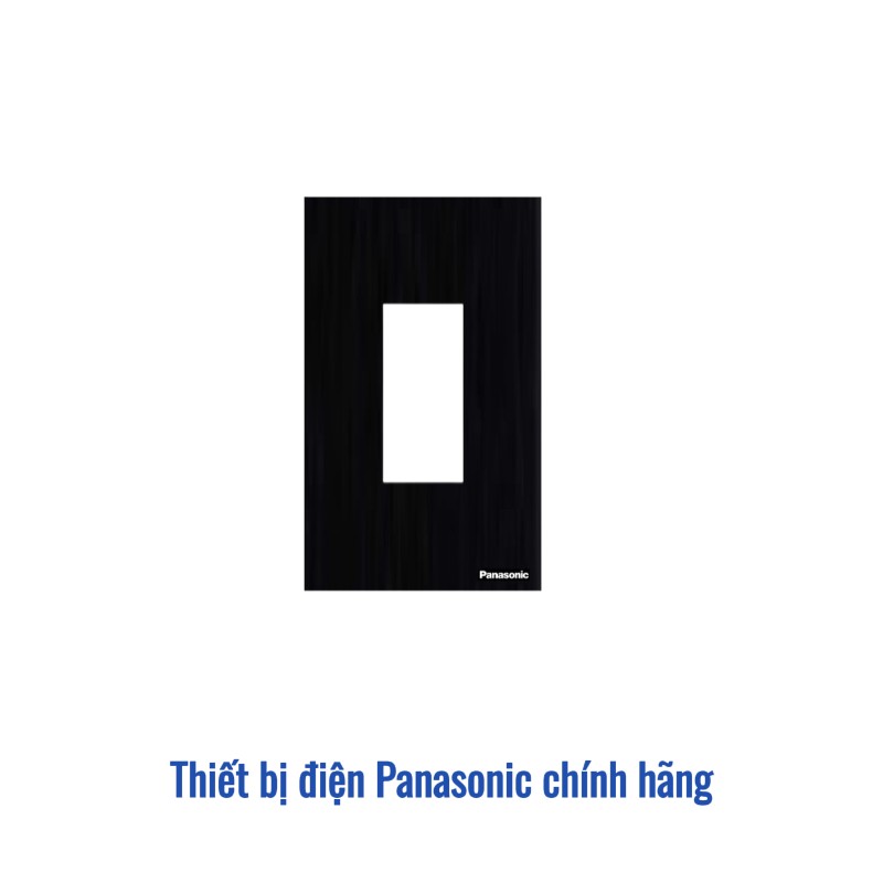 Mặt CB 1 tép Panasonic WEV7001MB - Màu Đen Ánh Kim (Refina)