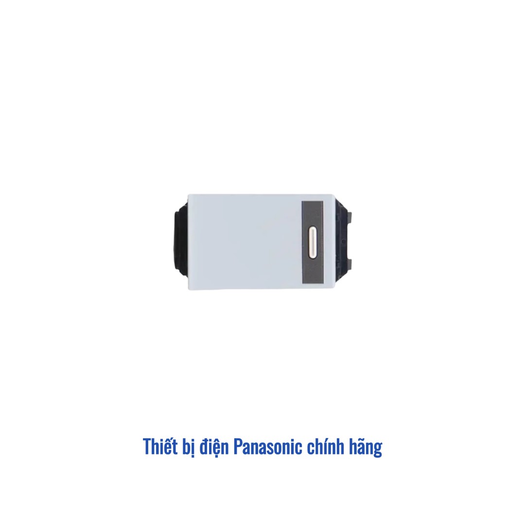 Công tắc 1 chiều Panasonic WEG55317MW - Màu Trắng Ánh Kim (Refina)