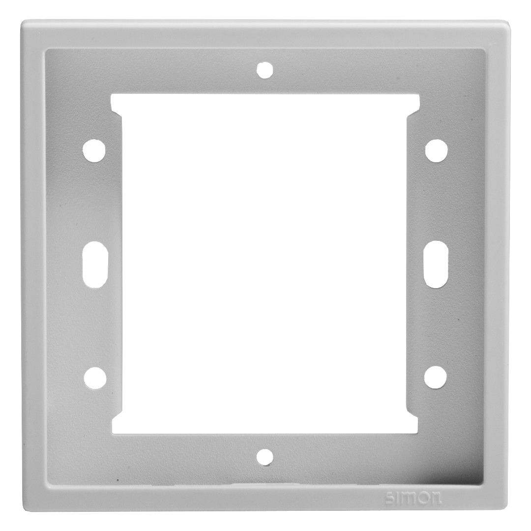Khung viền đơn vuông sử dụng cho 1 module i7 màu trắng Simon 700610