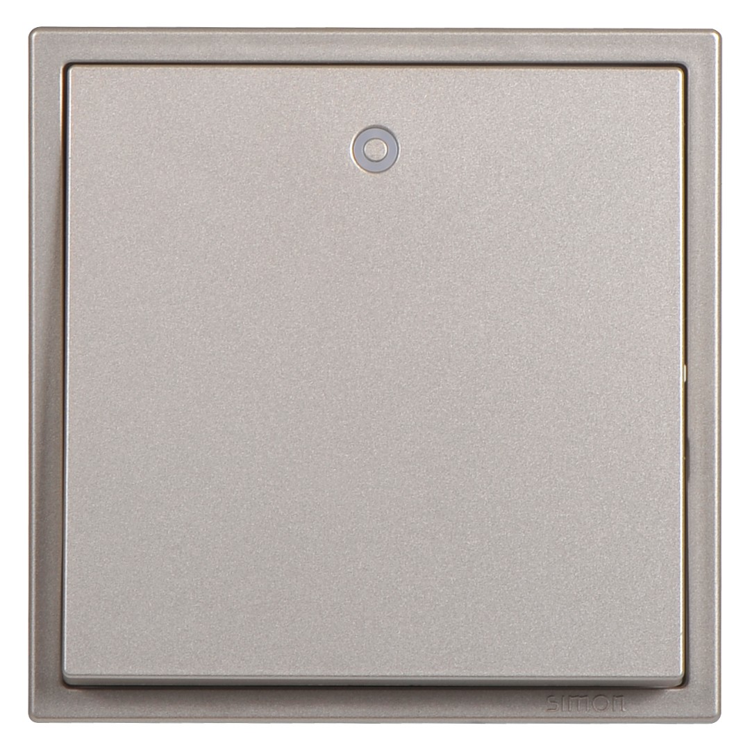 MODULE CÔNG TẮC ĐƠN 2 CHIỀU MÀU SÂM PANH CÓ LED  SERIES i7 701014- 46 ( BAO GỒM MODULE CÔNG TẮC VÀ KHUNG)