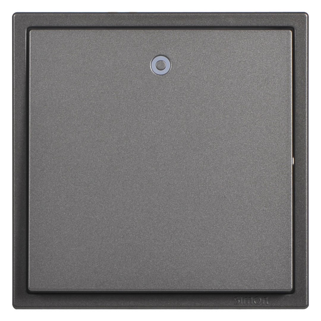 MODULE CÔNG TẮC ĐƠN 2 CHIỀU MÀU XÁM CÓ LED  SERIES i7 701014- 61 ( BAO GỒM MODULE CÔNG TẮC VÀ KHUNG)