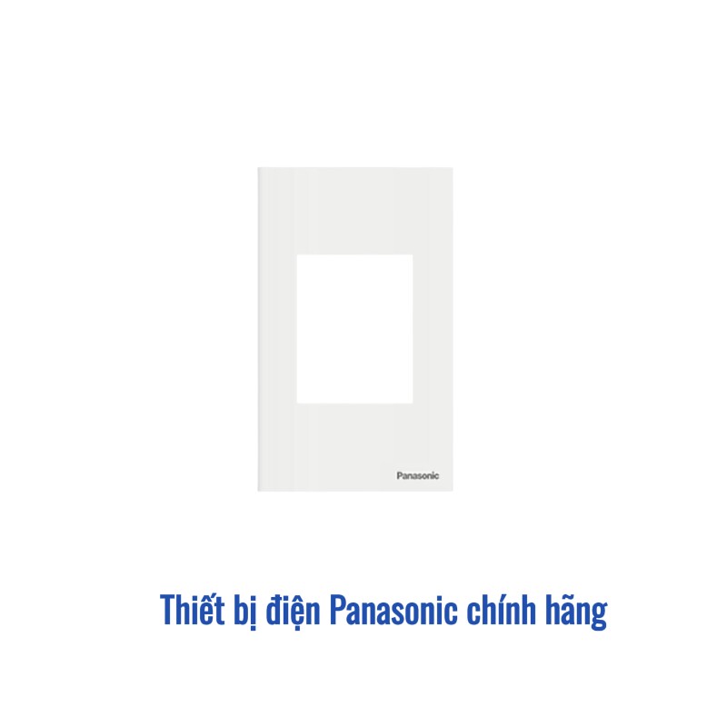 Mặt cho ổ cắm đơn 3 chấu Panasonic WEV680290MH - Màu Xám Ánh Kim