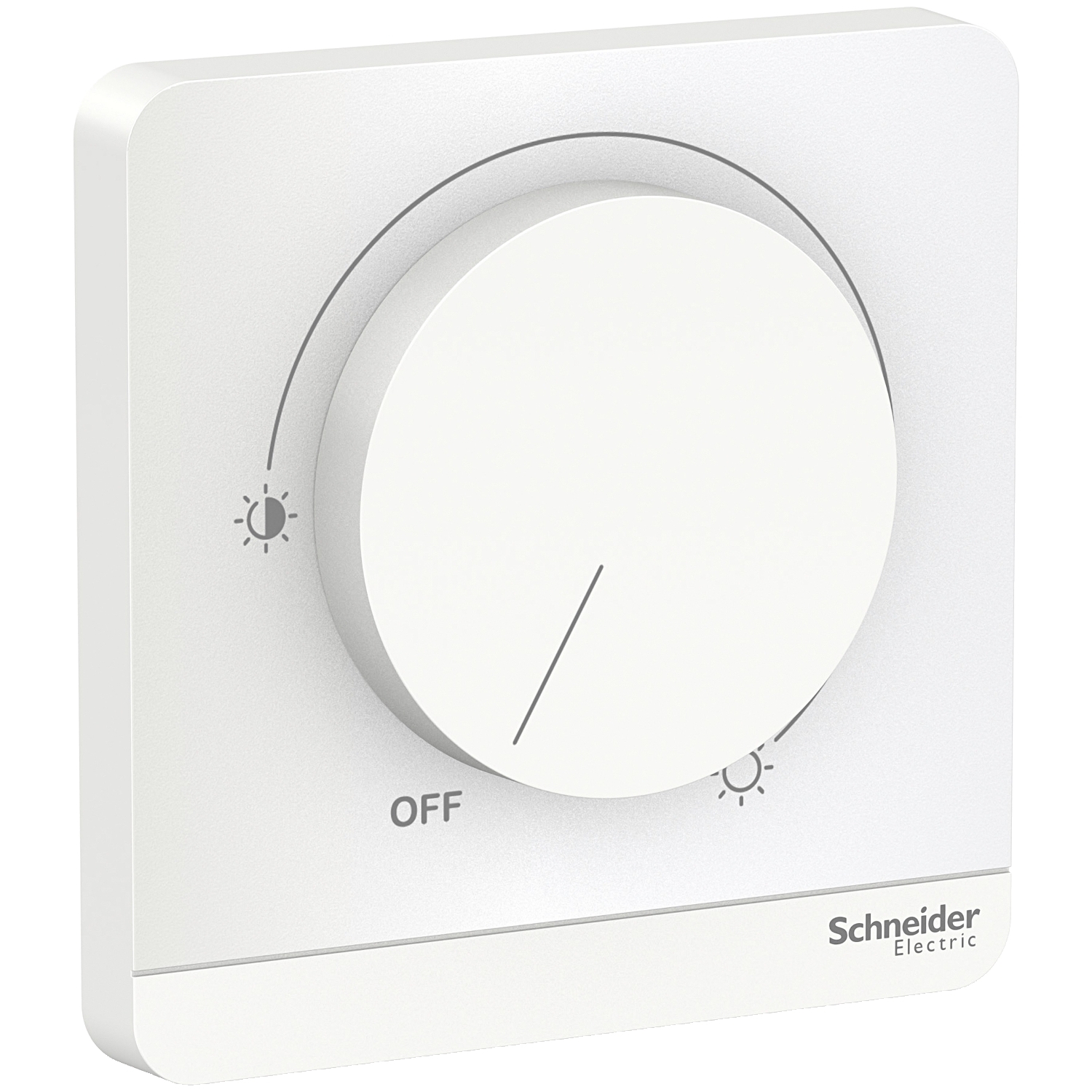 Bộ Điều Chỉnh Ánh Sáng Đèn 250VA Vuông Màu Trắng Schneider AvatarOn Mã E8331RD250_WE