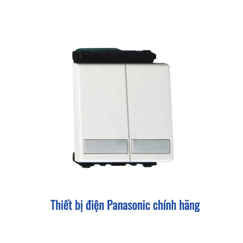 Hạt công tắc đảo chiều đôi Panasonic WEC5542-7SW - 10A Bắt vít