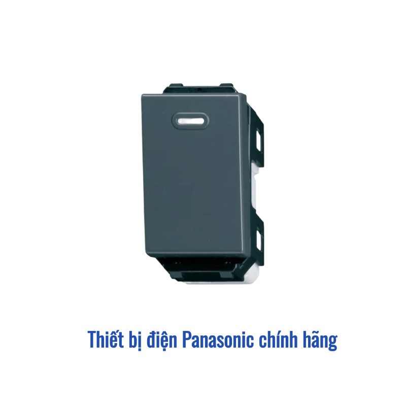 Công tắc 1 chiều Panasonic màu xám WEV5001H | 16A - Cắm nhanh