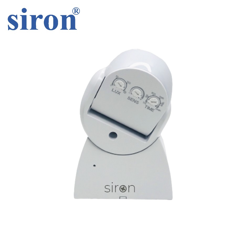 Công tắc cảm ứng chuyển động rada vi sóng gắn tường chống ẩm  IP65 Siron SR-MS331