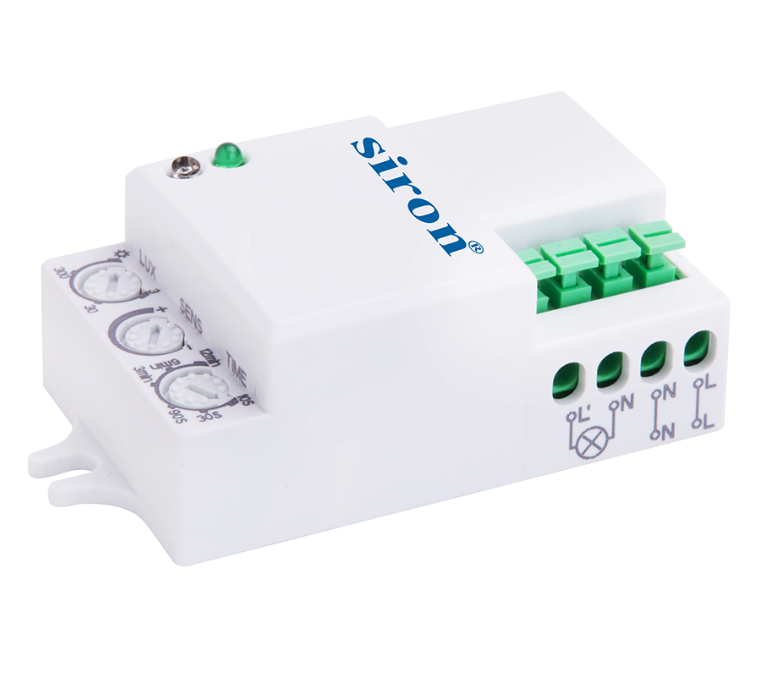Công tắc cảm ứng chuyển động rada vi sóng SIRON SR-MS031