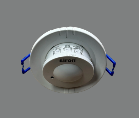 Công tắc cảm ứng chuyển động vi sóng siêu nhạy âm trần tròn Siron SR-MS001
