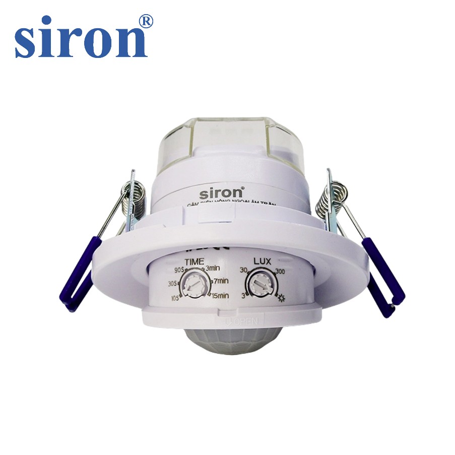 Công tắc cảm ứng chuyển động hồng ngoại lắp âm trần Siron SR-SS001