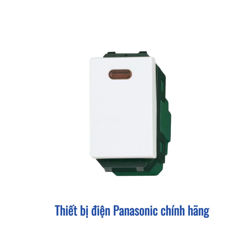 Công tắc Panasonic WEG5141SW - Có đèn báo khi ON (Đèn Pilot)