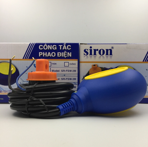 Phao điện bồn nước chống cạn và chống tràn cho máy bơm nước hoàn hảo Siron Sr-FSW-T-3M