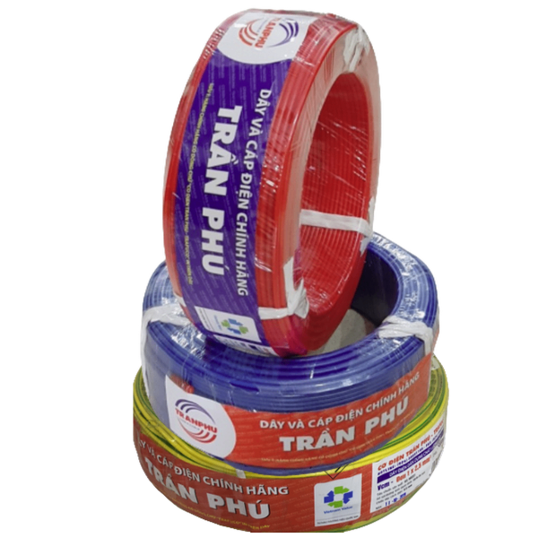 Dây điện trần phú - Dây đơn VCm Cu/PVC 1x1.0 - Trần Phú