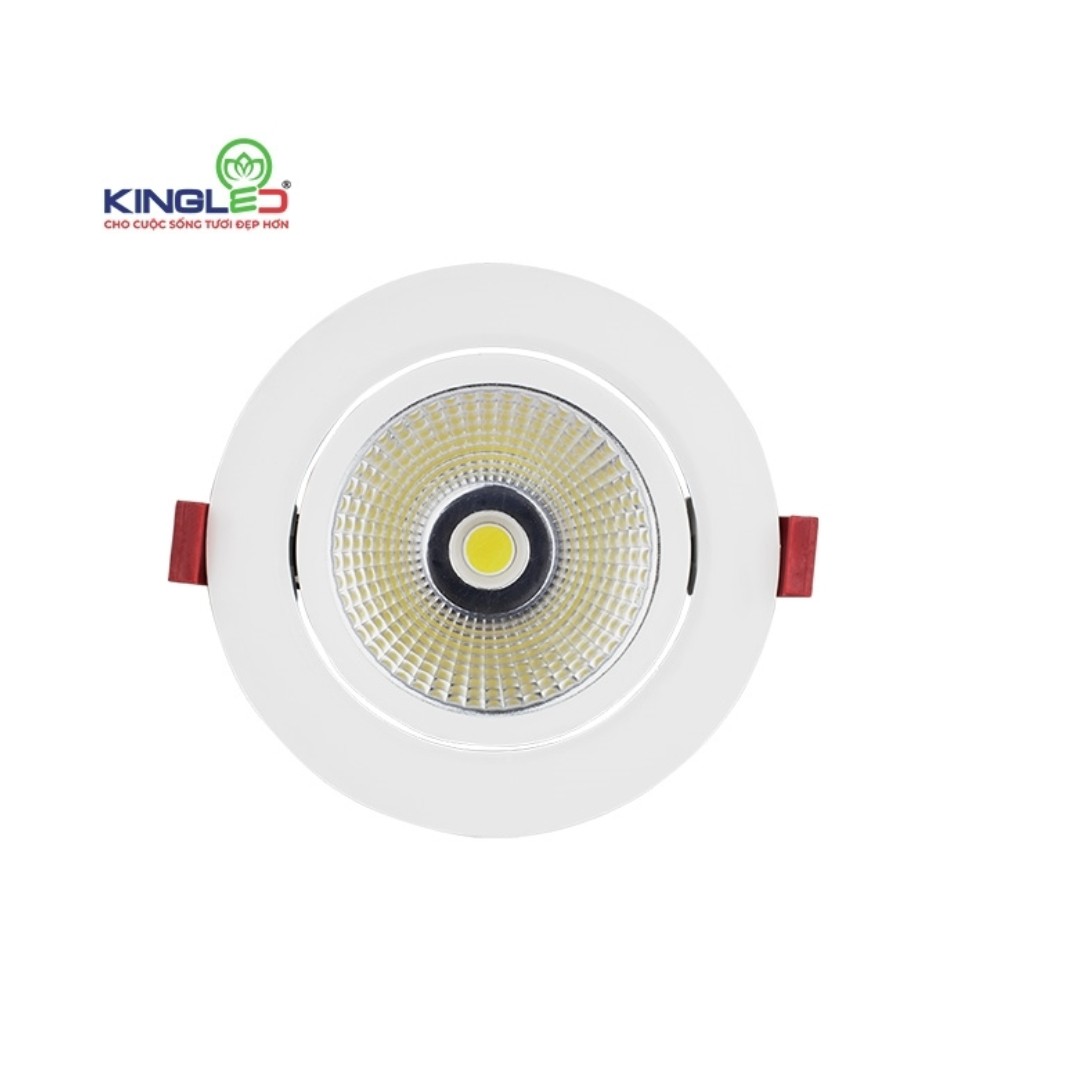 Đèn KINGLED Âm Trần Chiếu Rọi Opal 20W Spotlight Lỗ Khoét Phi 130 mm  DLR-20SS-T150-T