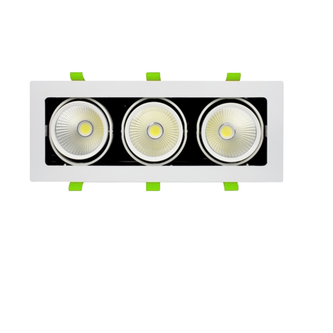 ĐÈN KINGLED SPOTLIGHT HỘP 30W Lỗ Khoét 310x110mm  GL-3 10SS-V334-T