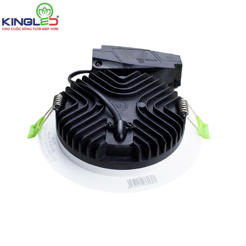 Đèn KingLed Âm Trần Downlight Ruby 08W Đơn Sắc Kingled Lỗ khoét Phi 90mm DL-8SS-T120