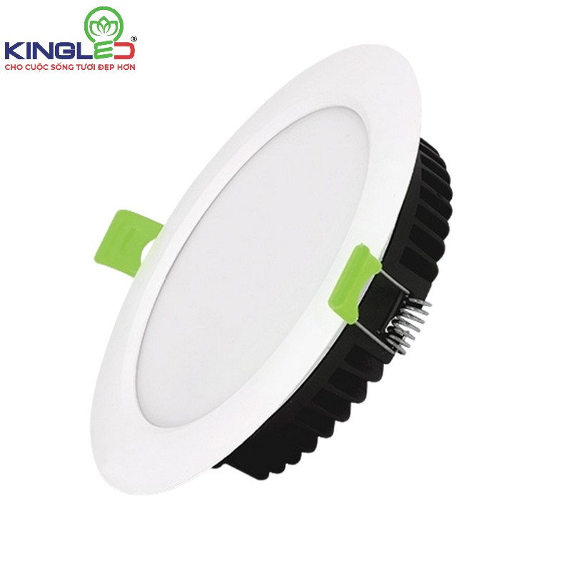 Đèn KingLed Âm Trần Downlight Ruby 08W Đơn Sắc Kingled Lỗ khoét Phi 90mm DL-8SS-T120
